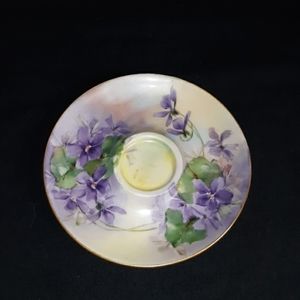 Royal O&EG Austria signed porcelain saucer